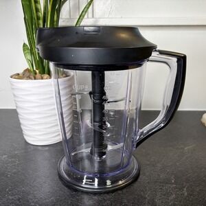 NINJA Master Prep Professional Replacement 48 oz 6 Cup Pitcher Lid Blade EUC